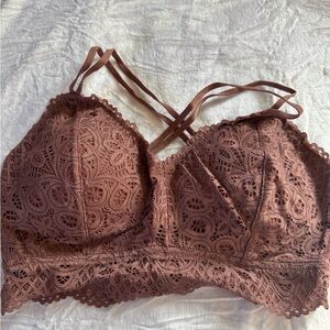 Maurices Lace Bralette in Mauve